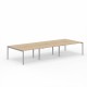 Nova U 6 Person Back to Back Bench Desk